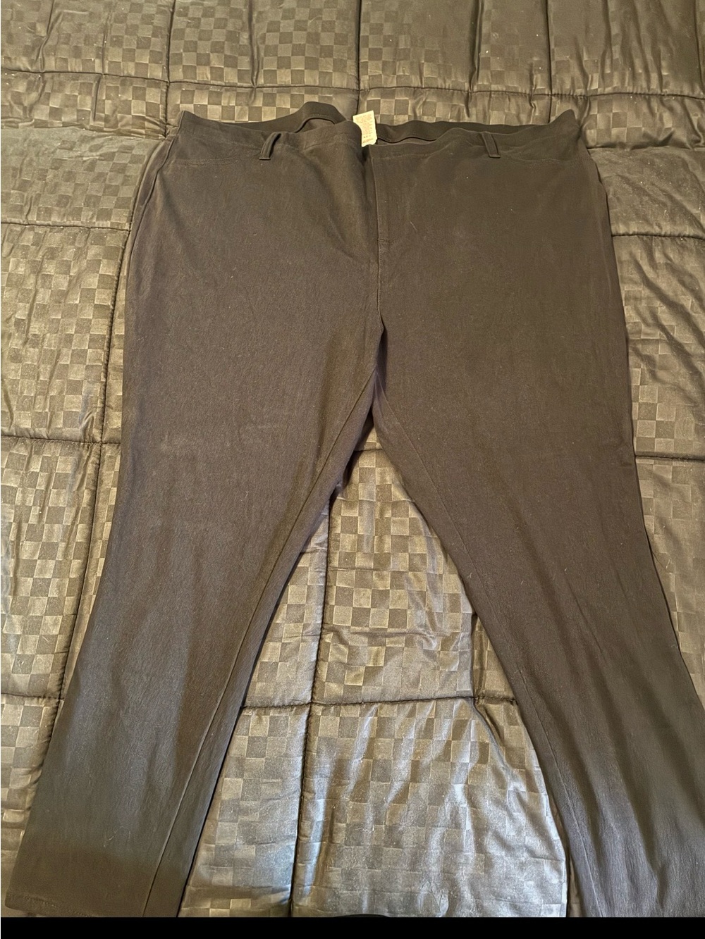 Faded Glory Men's Black Dress Pants - Stretch Waistband